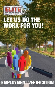 Employment Verification (VOE) from Elite HR has a simple three-step process for employers needing Verification of Employment for 1 of our former employees.