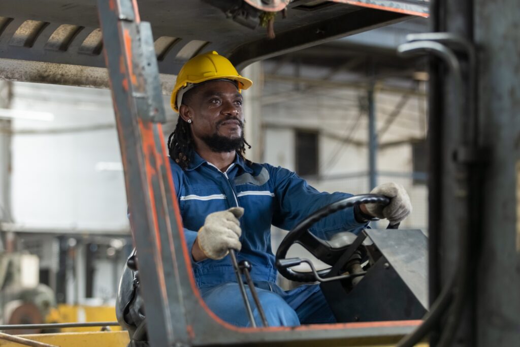 Forklift Operator in Columbus, OH warehouse