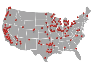 Elite HR Logistics service area map